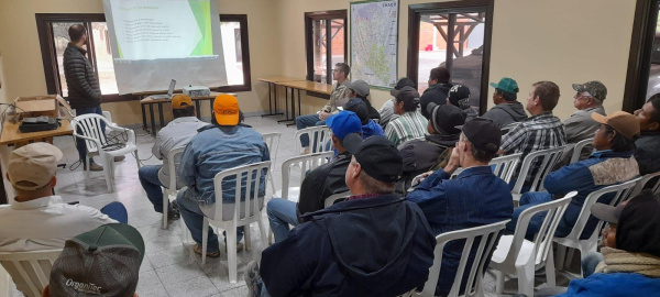 Capacitaciones para los choferes y estancieros de las comunidades