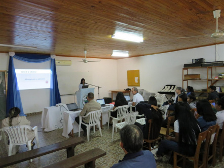 Defensa de proyectos en el Colegio Indígena Yalve Sanga