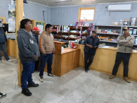 Visita del Consejo Comunitario de la Comunidad CNU (Comunidad Nivaclé Unida) a la comunidad de Campo Alegre