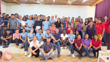 Los participantes de la capacitación en el Dpto Salud de la ASCIM