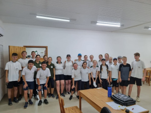 Alumnos del Colegio Loma Plata visitaron el Centro Educativo ASCIM.