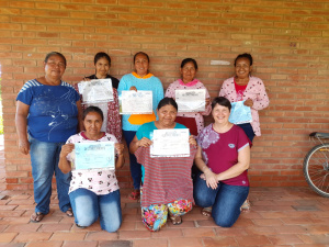 Clausura del curso de costura en Armonía
